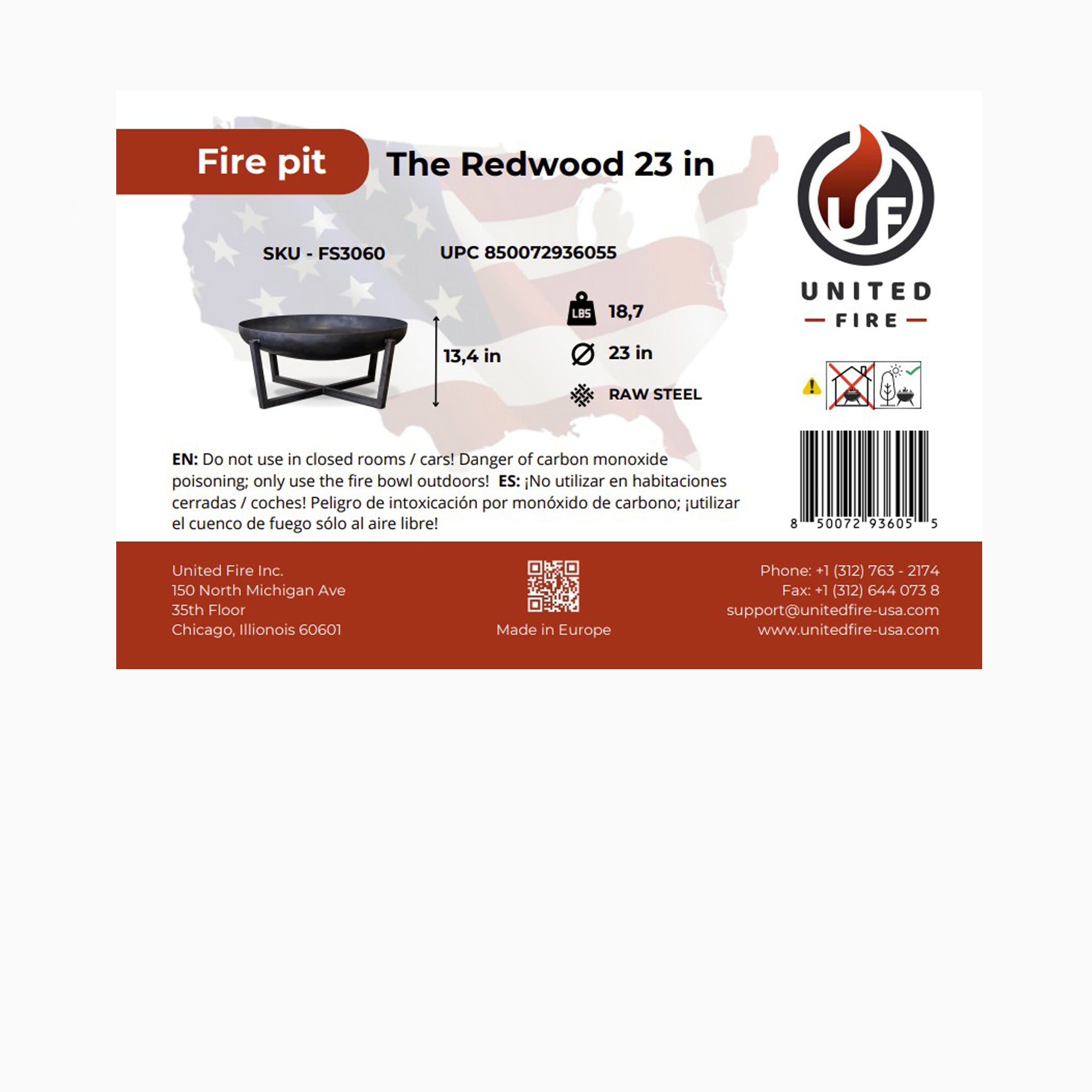 Fire Pit “The Redwood"