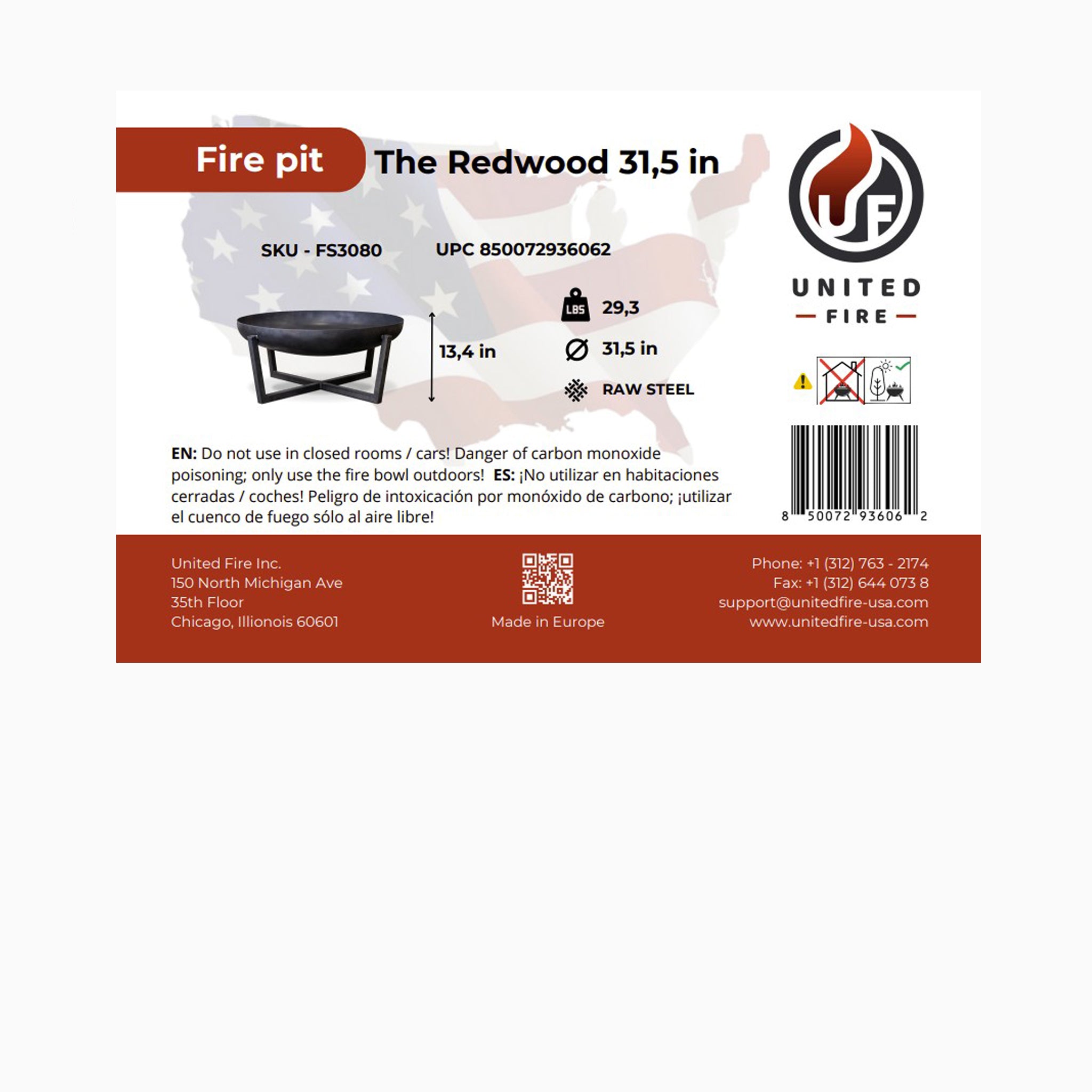 Fire Pit “The Redwood"